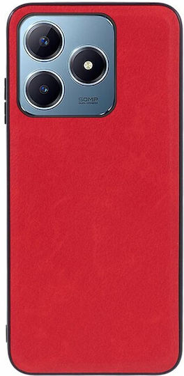 Coated Back Cover Δερμάτινο / Πλαστικό Κόκκινο (Realme C61)