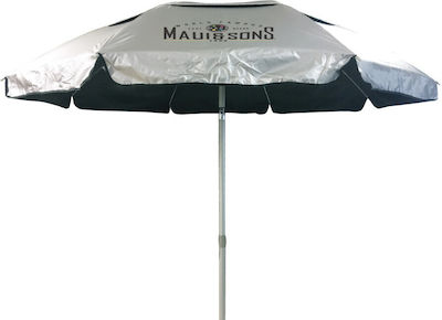 Maui & Sons 2.20m Black 1940 Beach Umbrella