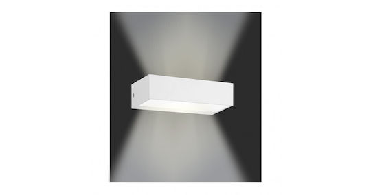 Gekas Wandmontierte Außen-Deckenleuchte LED IP65 9W mit Kaltweiß Licht