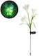 Set of 2 Stake Solar Lights Flowers