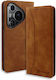 Bodycell Book Δερματίνης / Δερμάτινο Καφέ (Huawei Pura 70 Pro)