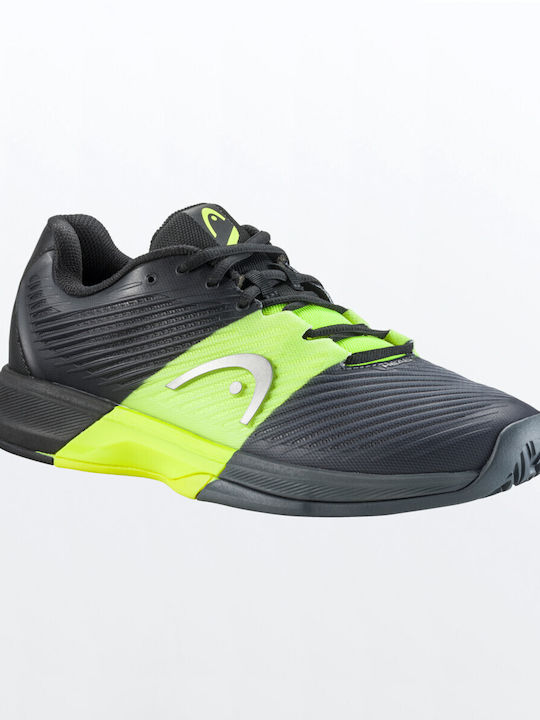 Head Revolt Pro 4.0 Men's Tennis Shoes for Black / Yellow