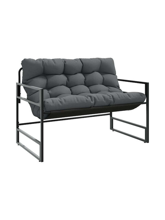 Bench Outdoor from Polypropylene with Pillows 113x67x76cm