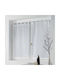 Window Curtain With Tab Top L-c Damina White 60x90cm