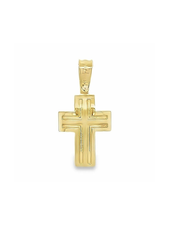 Unisex Goldkreuz 14 Karat St106934