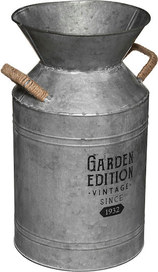 Atmosphera Garden Edition Plastic Flower Pot A-s Zinc
