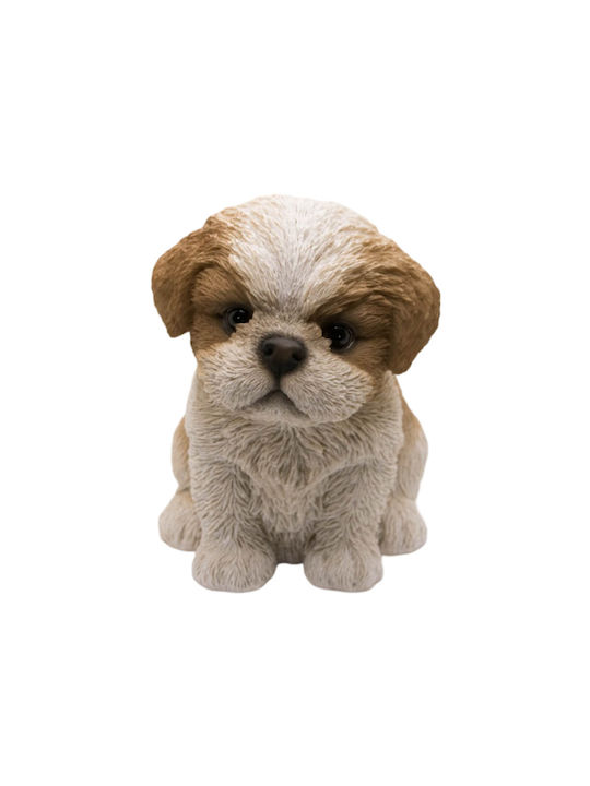 Decorative Space Shih Tzu dog made of Polyresin 17x14x12cm 1pcs