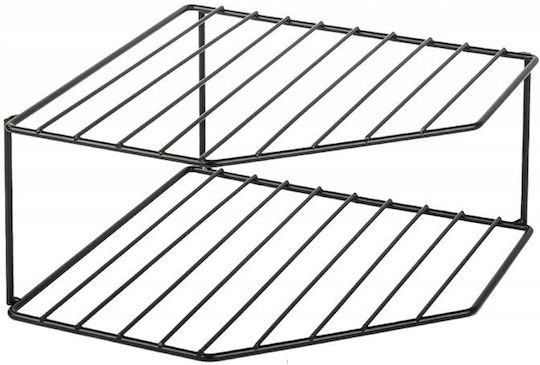 Verk Group Tabletop Metal Rack 12.5x25x25cm Black