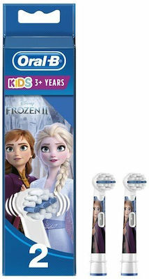 Oral-b Kids 3+ Frozen Παιδικές Ανταλλακτικές Κεφαλές Βουρτσίσματος 2 Τμχ