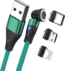 RealPower USB to Lightning / Type-C / micro USB Cable 2m 439645