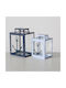 MSA Laterne Set Blau 31x31x25cm 2Stück