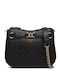 Guess Arlena Logo Damen Tasche Crossbody Schwarz