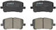 Toyota Avensis Verso Clm2 Acm2 Abe C12102abe Brake Pads