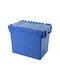 Green City International Plastic Storage Box with Lid Blue 95lt 1pcs