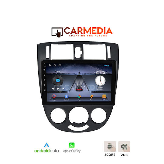 Carmedia Ηχοσύστημα Αυτοκινήτου για Chevrolet Lacetti 2005 (Bluetooth/USB/WiFi/GPS/Apple-Carplay/Android-Auto) με Οθόνη Αφής 10"