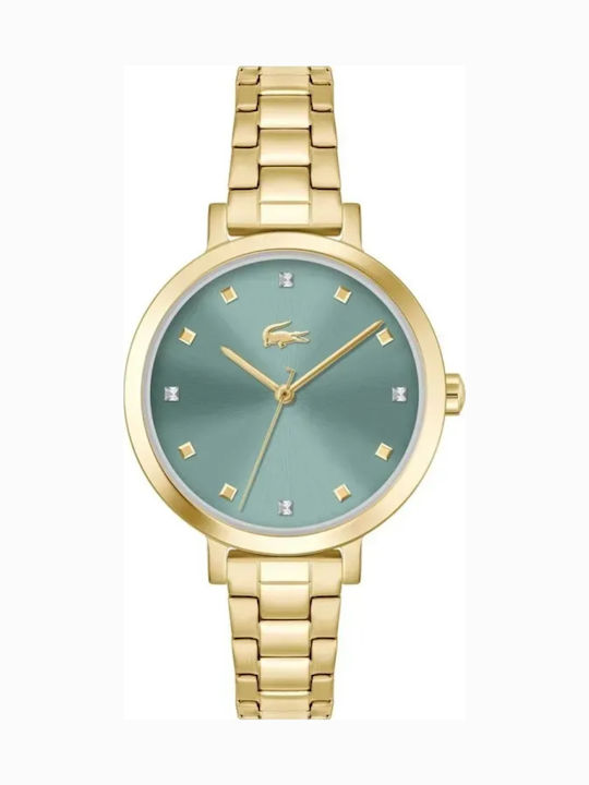Lacoste Women's Watch with Gold Metal Bracelet