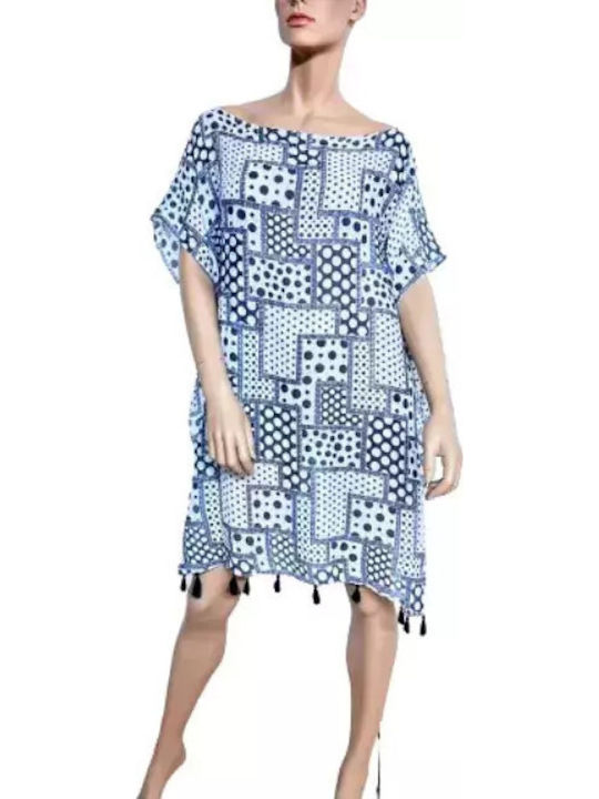 Platinum Fashion Women's Caftan Beachwear Blue