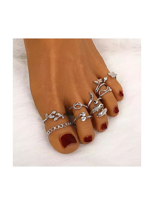 Women's Toe Rings Set