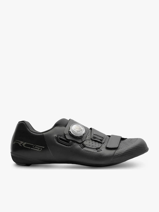 Shimano Rc502 Ανδρικά Χαμηλά Παπούτσια Ποδηλασίας Δρόμου Μαύρα