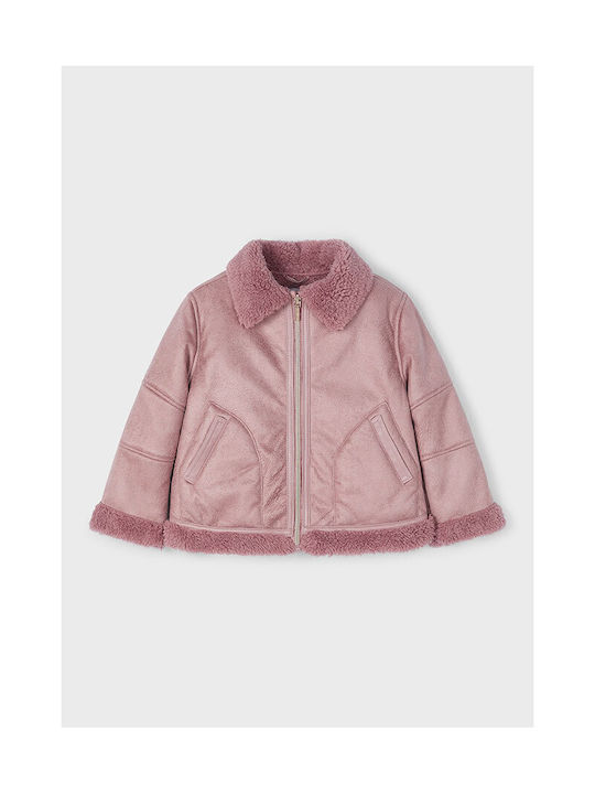 Mayoral Kids Jacket Double Sided Pink