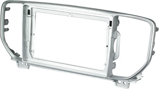 DIN Fascia Panels 2 Din Wiring & Canbus Box Compatible with Screen 9" for Kia Sportage 2016-2018
