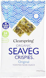 Clearspring Crackers organici Crispies Nori Fără Gluten 1x4gr