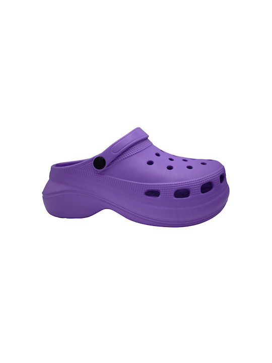 Adam's Shoes Non-Slip Clogs Purple