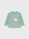 Mayoral Kids Blouse Long Sleeve Emerald