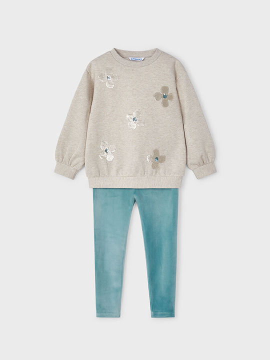 Mayoral Kids Set with Leggings Winter 2pcs Stone