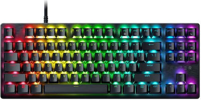 Razer Huntsman V3 X Optisch Gaming Tastatur Tenkeyless mit RGB-Beleuchtung (Griechisch) Lila