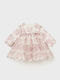 Children's Dress Long Sleeve Tulle Rouge
