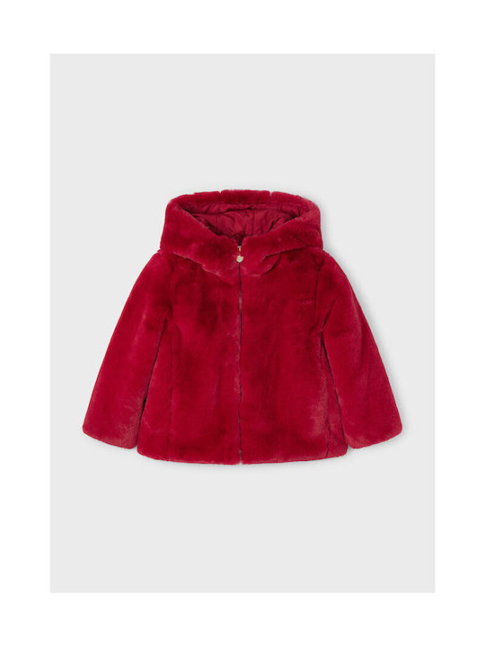 Mayoral Kinderjacke Kurz mit Kapuze Cherry