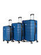 Homevero Hv-2003blu Σετ Βαλίτσες 3 Τεμάχια Μπλε