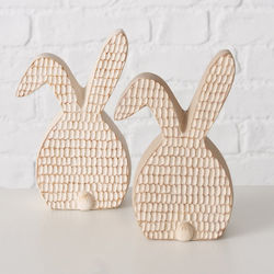 Rabbit 2/ass Figure Elana Beige 12x5x19 Cm Ceramic