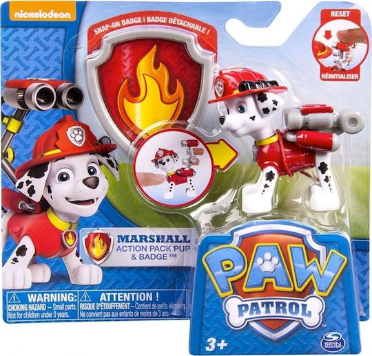 Spin Master Action Pack Pup Paw Patrol Marshall For 3+ Years (Miscellaneous Designs)