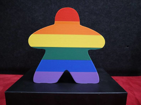 Gamemaker 3D Pride Meeple Large