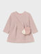 Children's Dress Sweatshirt Long Sleeve Set with Accessories Rouge