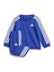 Παιδικό Σετ Φόρμας Μπλε 3τμχ Essentials 3-stripes