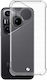 Spacecase Anti-shock Back Cover Σιλικόνης 1mm με Λουράκι Διάφανο (Huawei Pura 70)