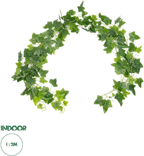 Globostar Artificial Garden English Ivy Garland 21146 Τεχνητή Διακοσμητική Αγγλική Γιρλάντα 200cm Σετ 2 Τεμαχίων