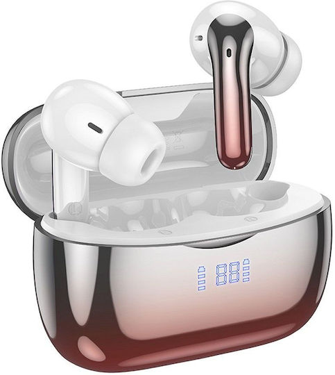 Hoco EQ16 In-ear Bluetooth Handsfree Earphones with Charging Case Red Glaze