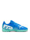 Future 7 Play TT Jr Kids Turf Soccer Shoes Blue