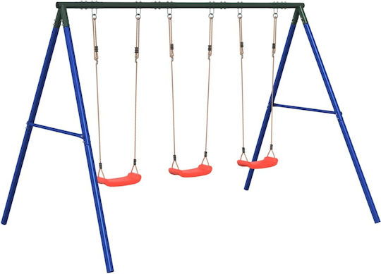 vidaXL Metal Hanging Swing 185x185x185cm Blue