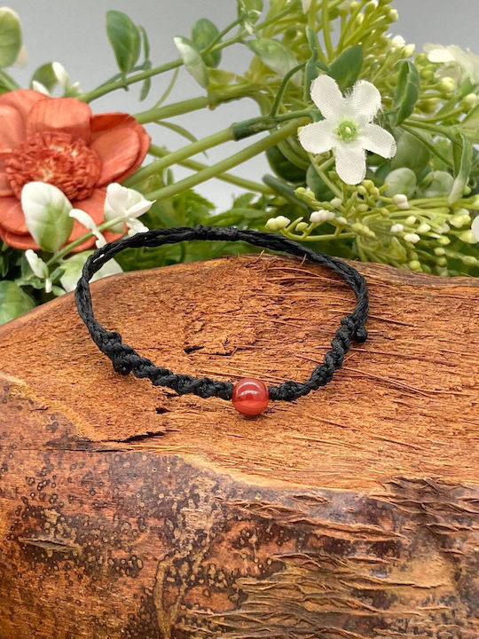 Carnelian Bead Bracelet