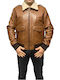 Bo-maveric Men's Leather Bomber Jacket