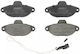 Brake Pads Fiat Punto Cabriolet 176c Abe C1f027abe