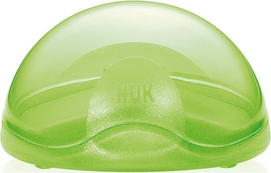 Nuk Starlight Pacifier Case Made of Plastic Green