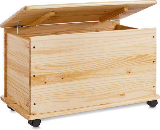 Zeller Μπαούλο Ξύλινο 73x39.5x45εκ. Καφέ
