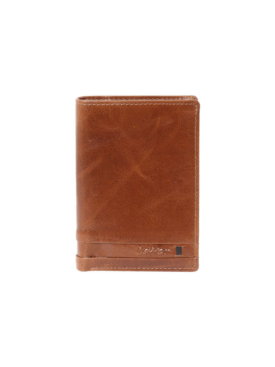 Lavor Men's Leather Wallet with RFID Tabac Brown