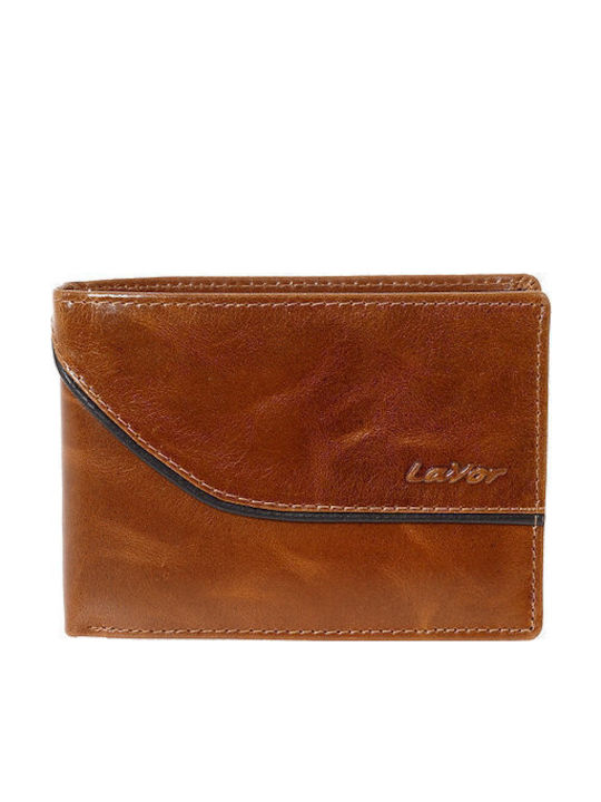 Lavor Leder Herren Geldbörse Klassisch mit RFID Cognac